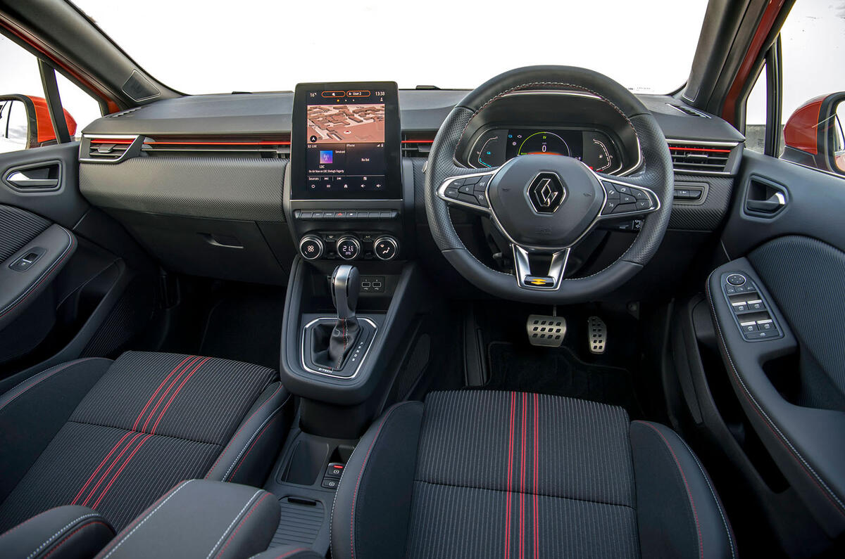 Renault Clio E-Tech hybrid 2020 UK first drive review - dashboard
