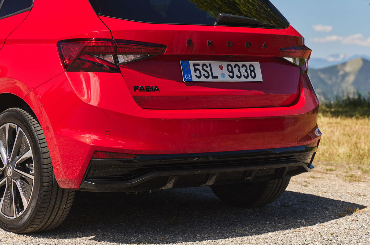 Skoda Fabia Monte Carlo rear bumper