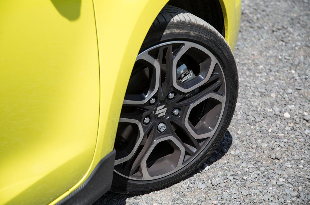 Suzuki Swift Sport 2018 long-term review alloy wheels