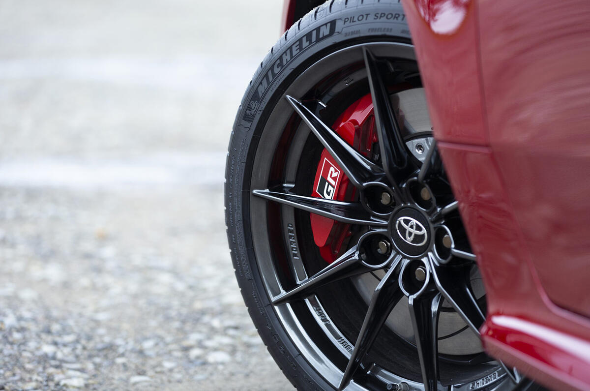 Toyota GR Yaris 2020 UK first drive review - alloy wheels