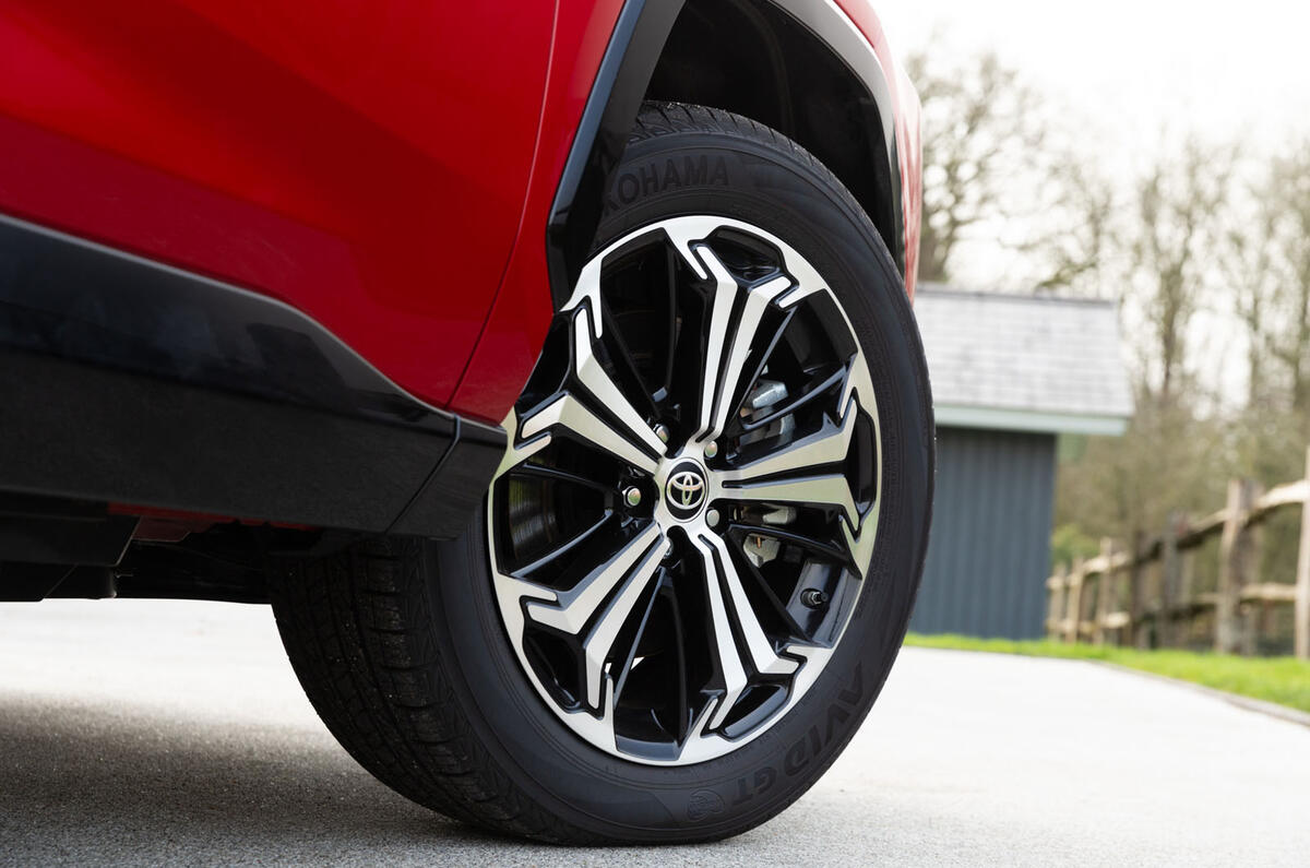 4 Toyota RAV4 PHEV 2021 UK first drive review alloy wheels