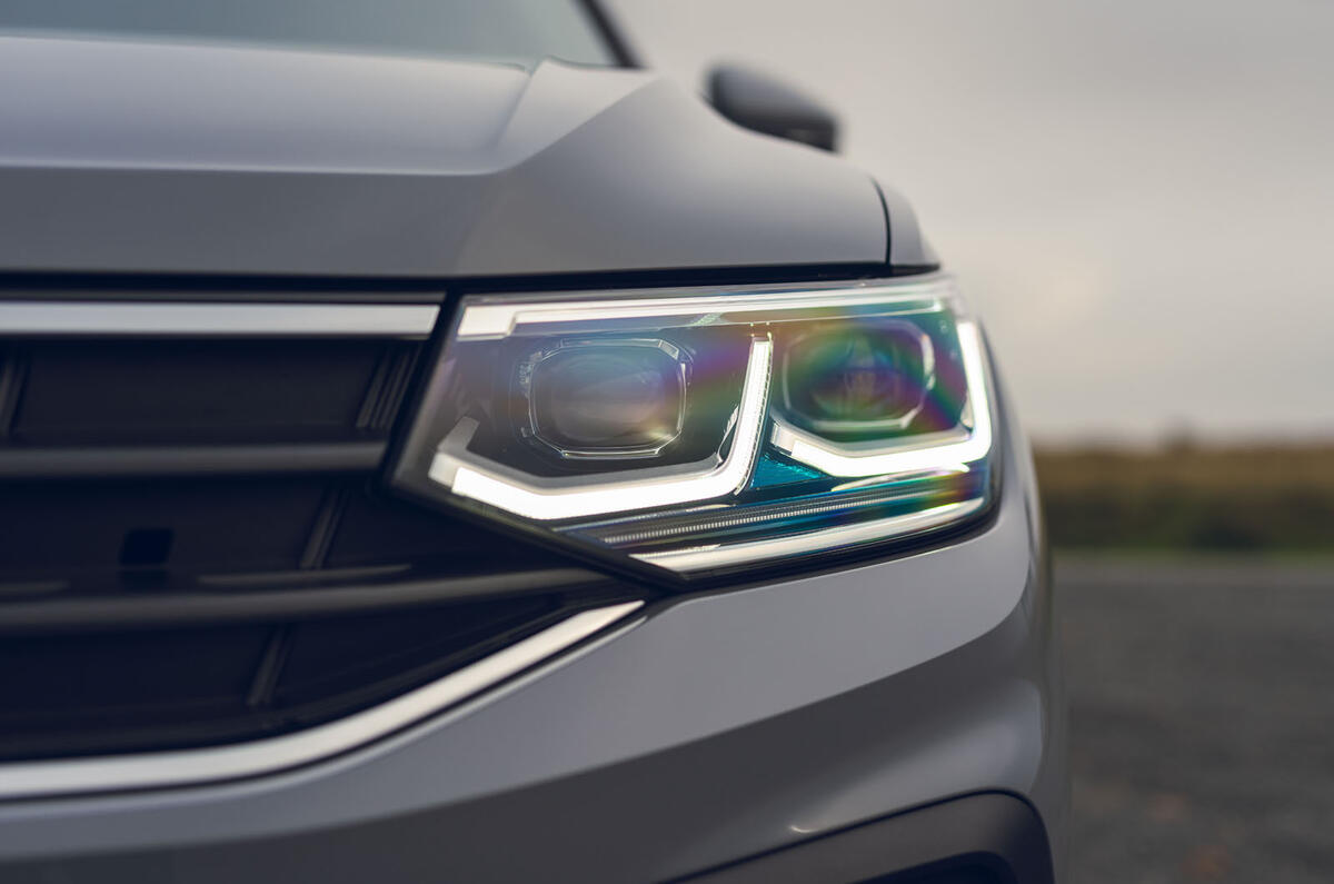 Volkswagen Tiguan Life 2020 : premier bilan de conduite au Royaume-Uni - phares