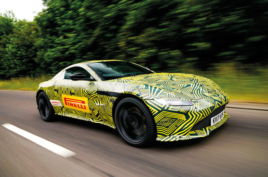 2017 Aston Martin Vantage spotted testing in near-production form