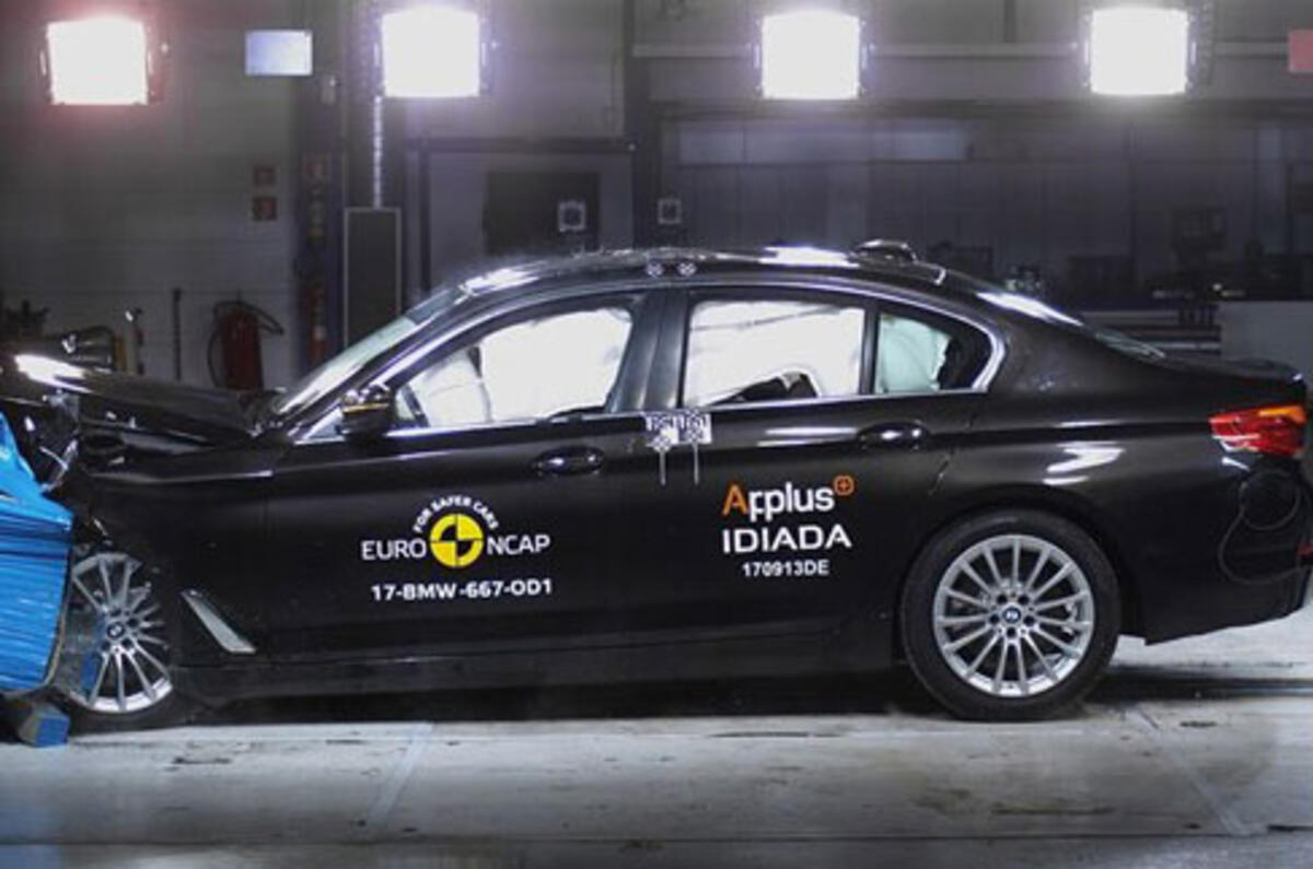 New BMW 5 Series awarded five star by Euro NCAP rating