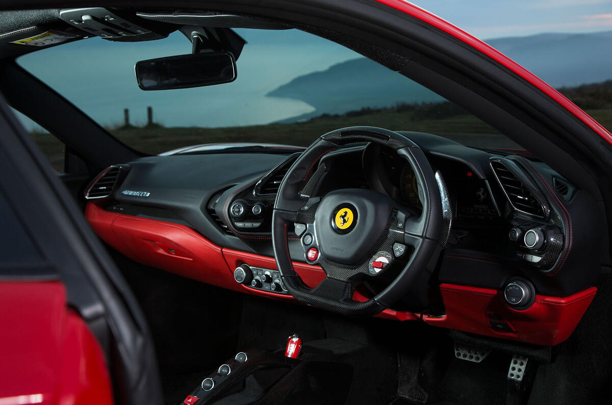 Ferrari 488 GTB interior