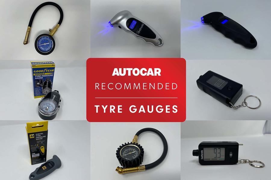 4 Tyre gauges 
