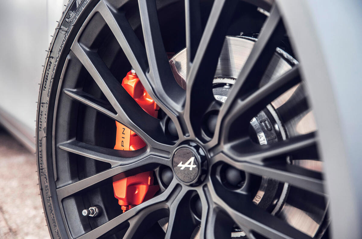 Alpine A110S 2019 first drive review - brake calipers