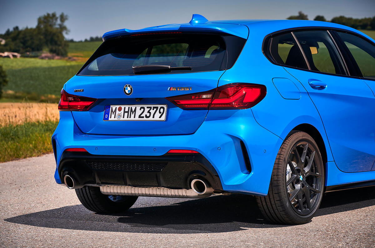 BMW 1 Series M135i 2019 first drive review - exhausts