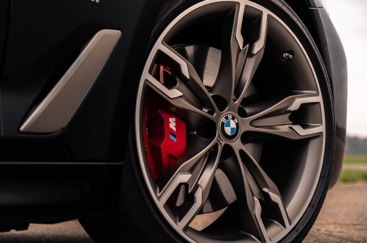 BMW 5 Series M550i 2020 UK first drive - alloy wheels