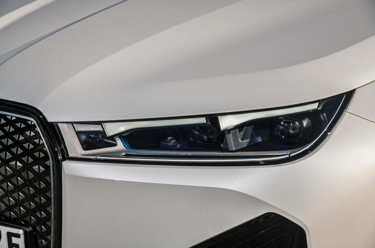 5 bmw ix xdrive 50 2021 first drive review headlights