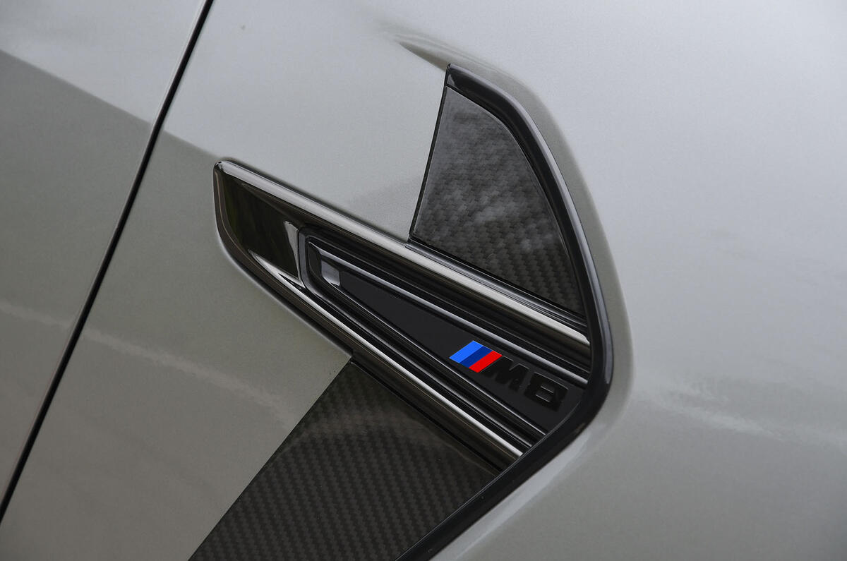BMW M8 Gran Coupe 2020 UK first drive review - side details