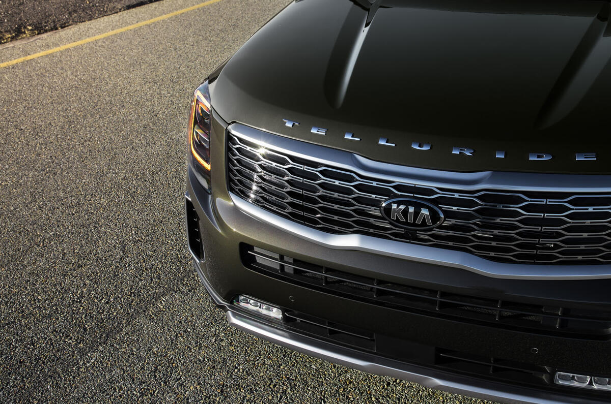 Kia Telluride 2019 first drive review - front bumper