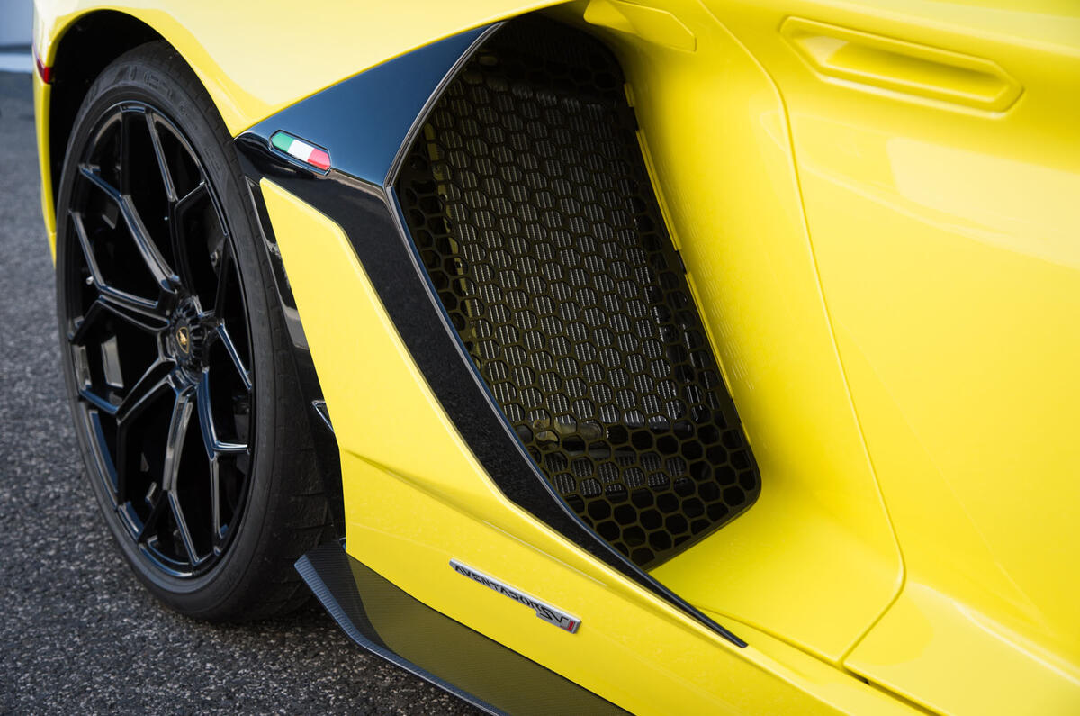 Lamborghini Aventador SVJ 2018 first drive review front aero