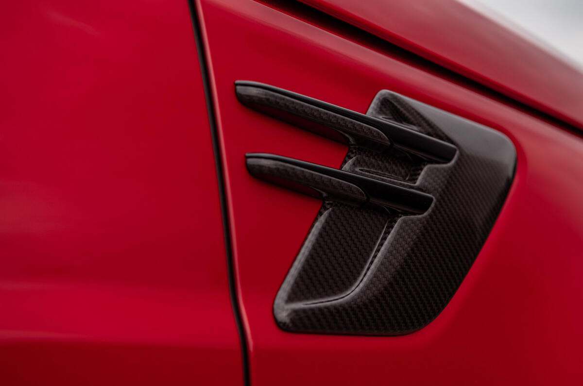 Land Rover Range Rover Sport HST 2019 UK first drive review - air intake