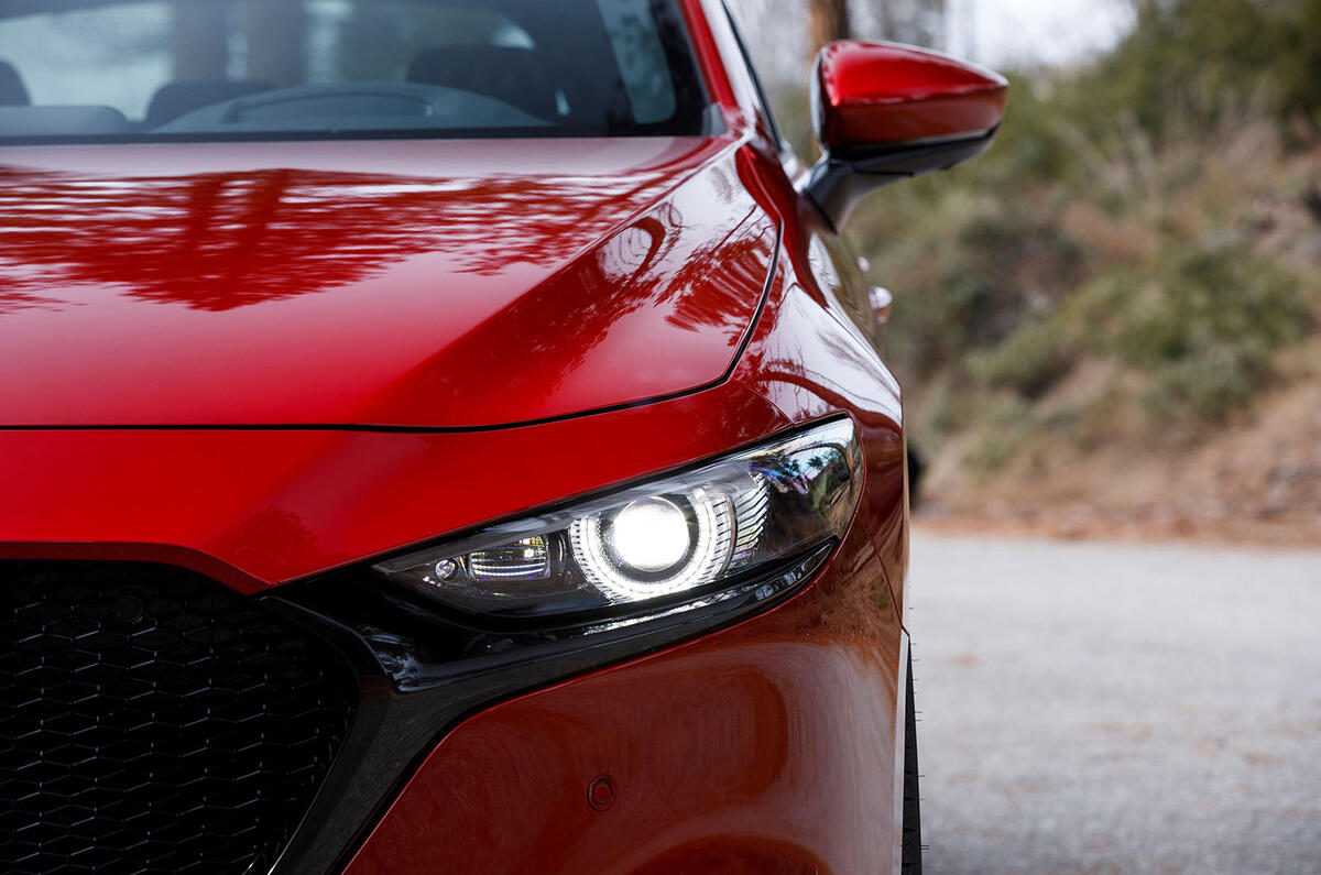 Mazda 3 2.0 Skyactiv-G 2019 first drive review - headlights