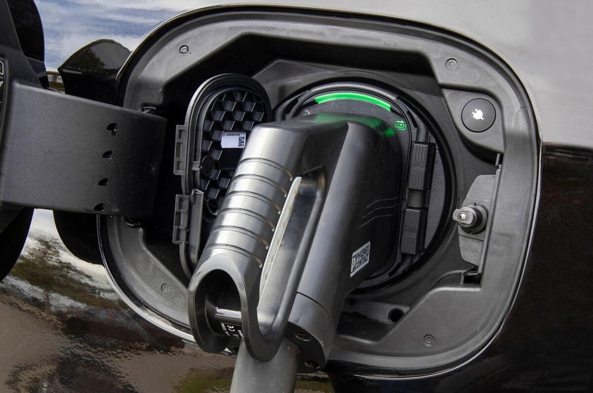 Mercedes-Benz S Class S580e 2020 first drive review - charging port