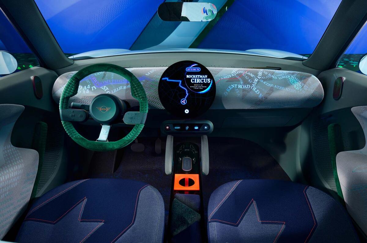 Mini Aceman concept 2022 interior