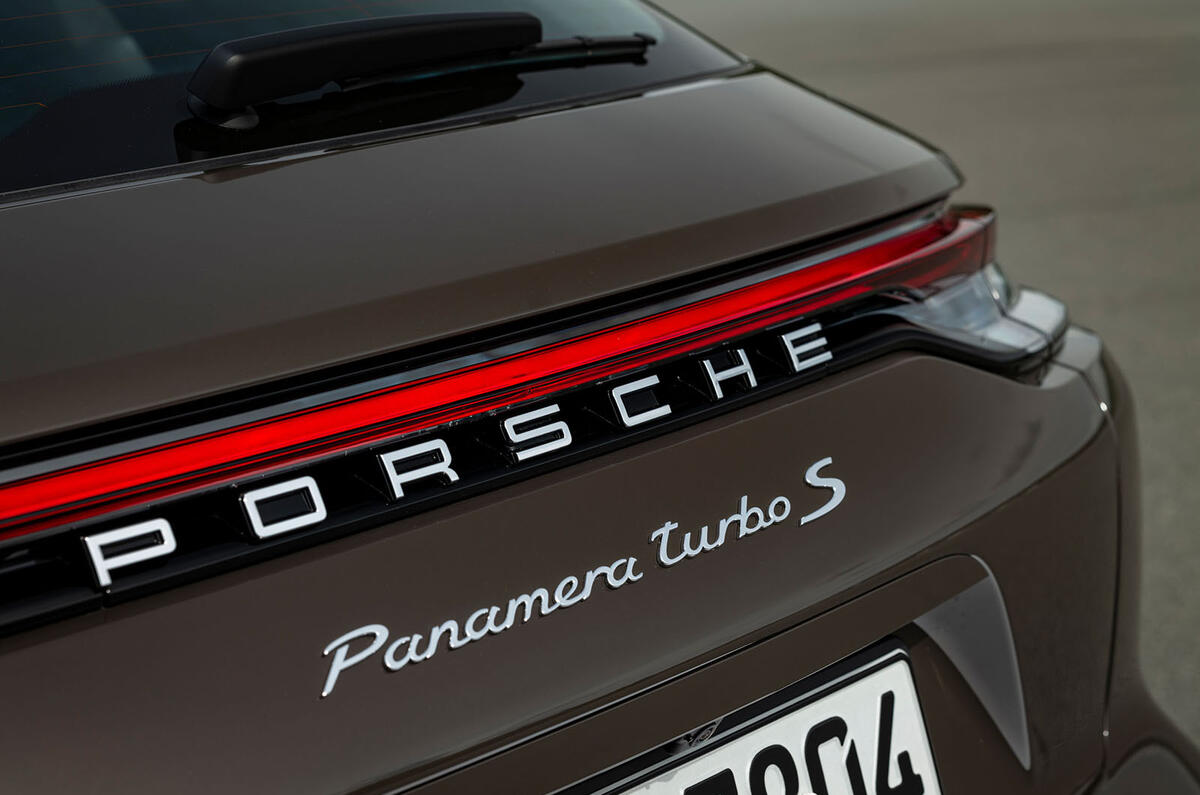 Porsche Panamera Turbo S Sport Turismo 2020 first drive review - rear end