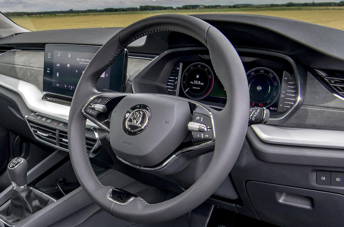 Skoda Octavia IV 2020 first drive review - dashboard