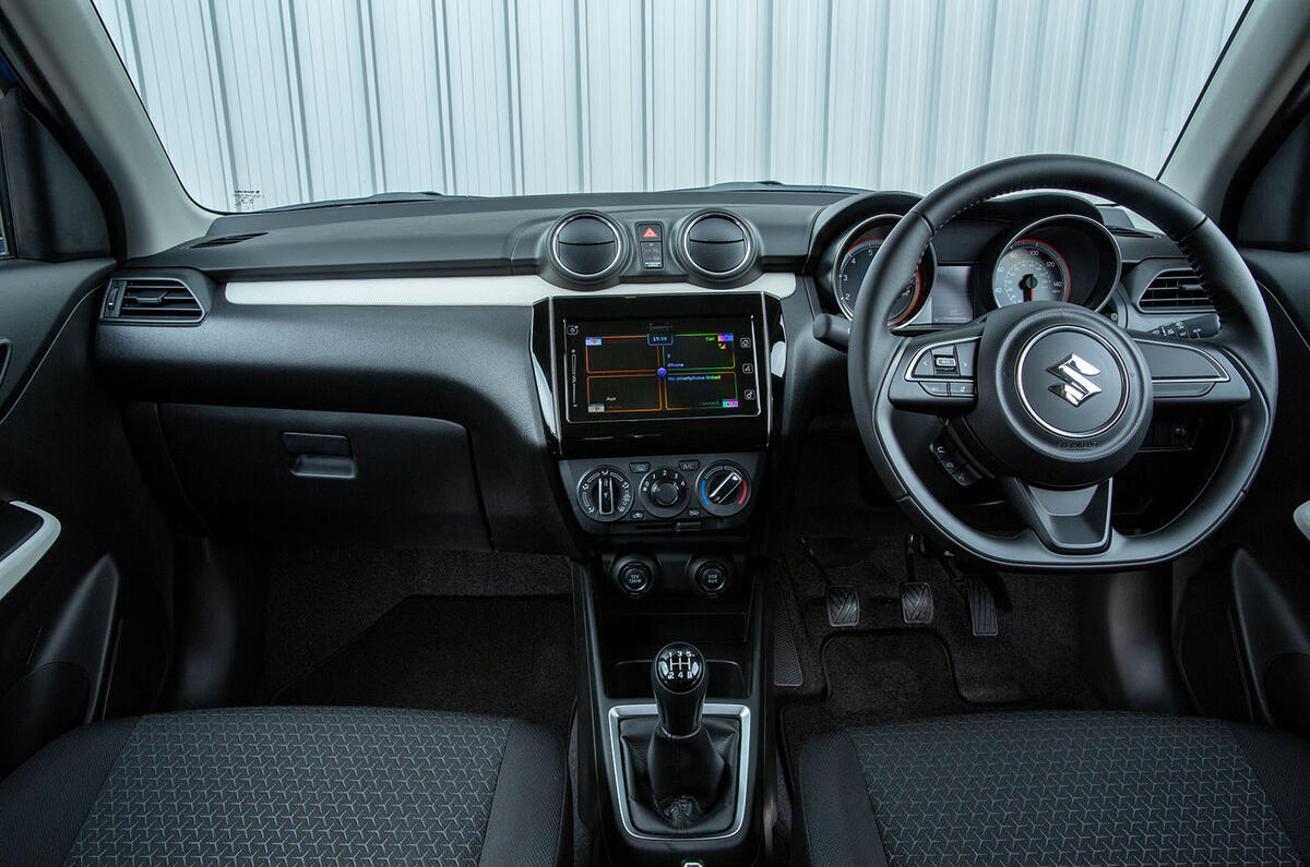 Suzuki Swift Attitude 2019 UK first drive review - dashboard