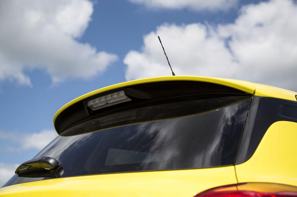 Suzuki Swift Sport 2018 long-term review spoiler