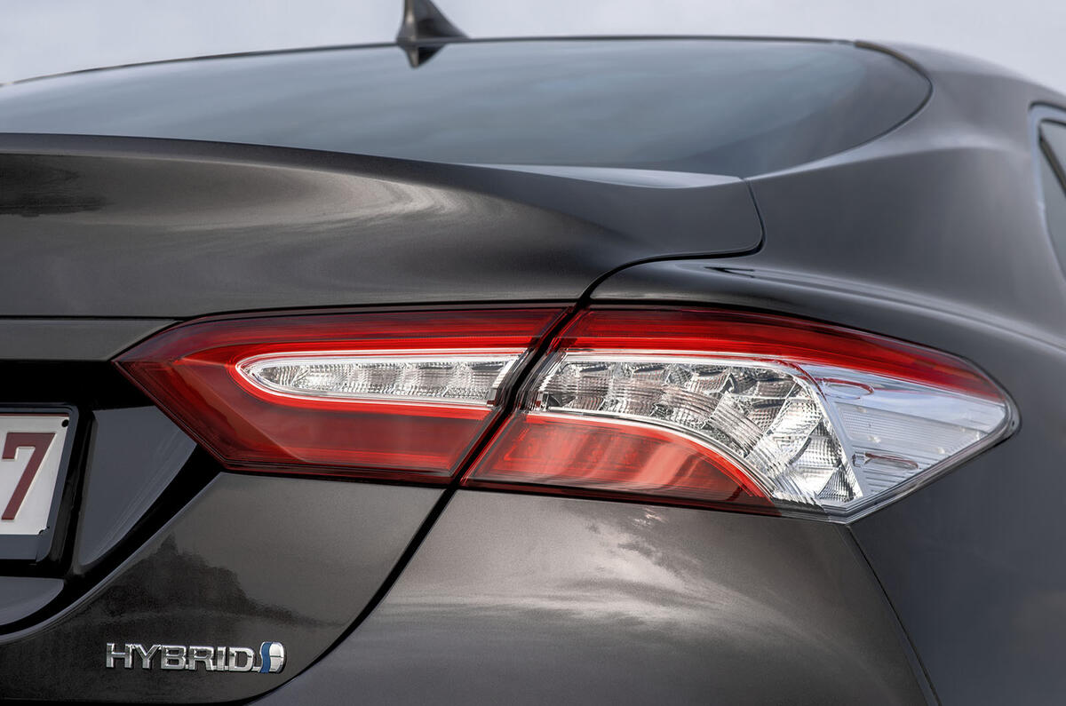 Toyota Camry 2019 European first drive review - rear lights