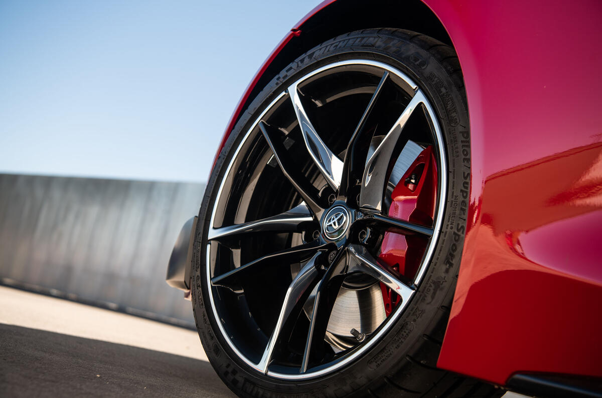 Toyota GR Supra 2019 first drive review - alloy wheels