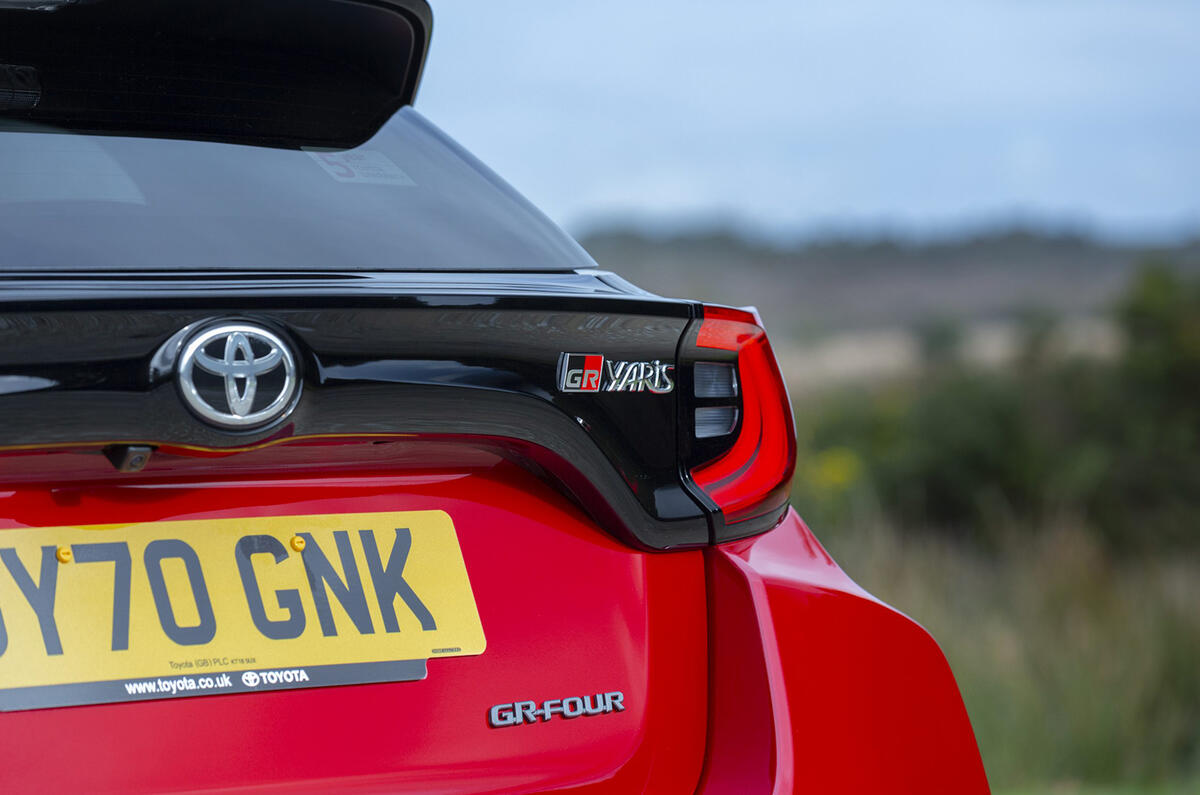 Toyota GR Yaris 2020 UK first drive review - rear lights