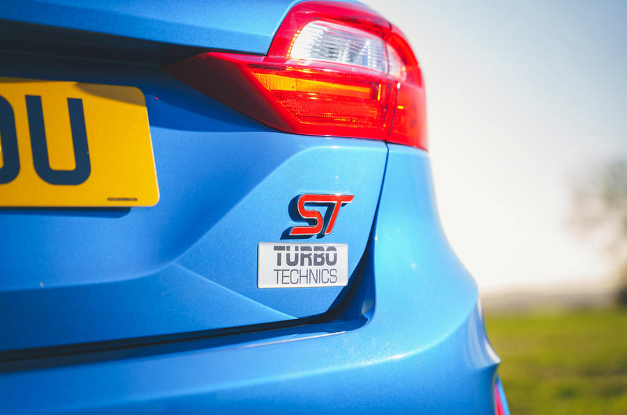5 Turbo Technics Fiesta ST 285 2022 UE first drive review badge arrière