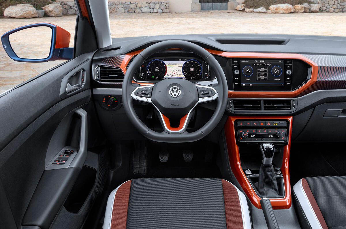 Volkswagen T-Cross 2019 first drive review - dashboard