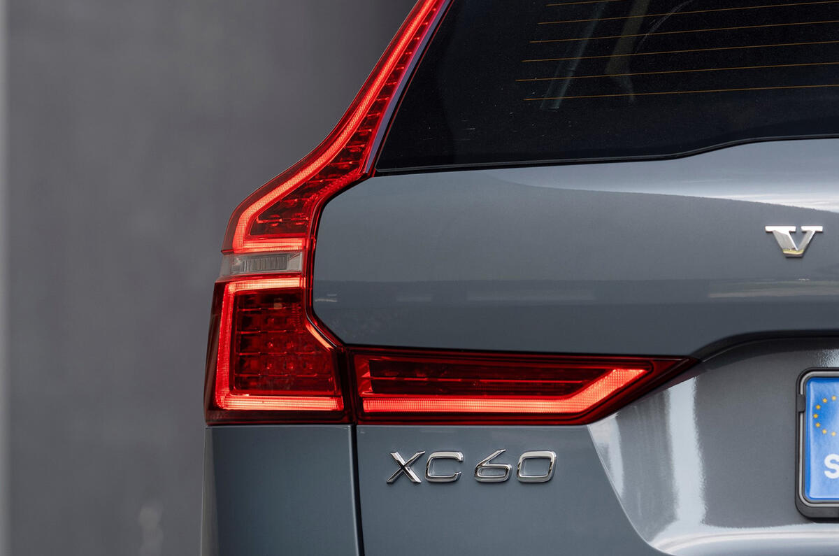 5 Volvo XC60 T8 PHEV 2021 first drive review rear lights