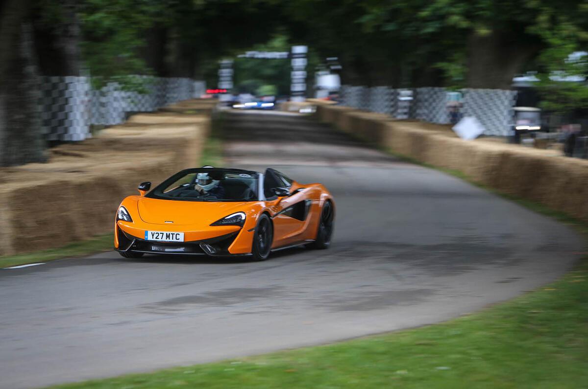 Mclaren 570s At Goodwood From Behind The Wheel Autocar
