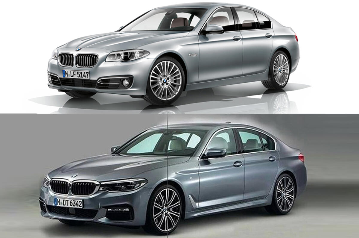 2017 BMW 5 Series compared to outgoing BMW 5 Series