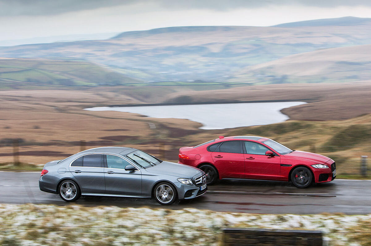 Bmw 5 Series Vs Mercedes Benz E Class Vs Jaguar Xf Group Test