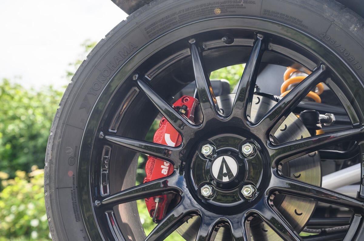 Ariel Nomad R 2020 UK first drive review - brake calipers