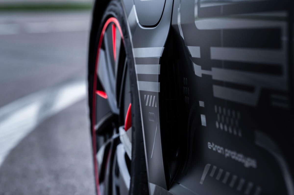 Audi RS E-tron GT 2021 prototype drive - alloy wheels