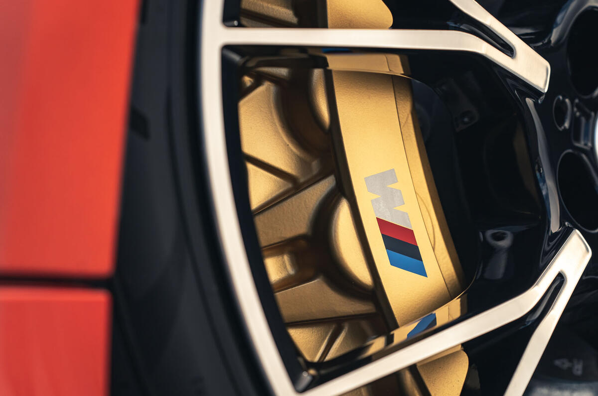 BMW M5 Competition 2020 UK first drive review - brake calipers