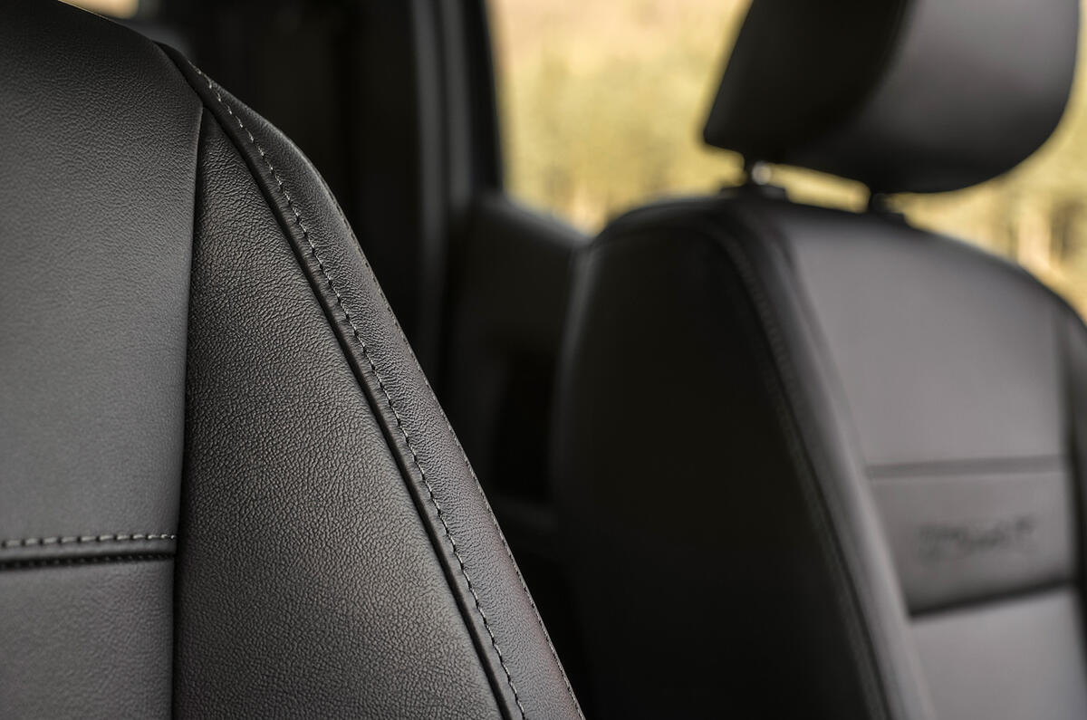 Ford Ranger Wildtrak X 2018 first drive review - seats