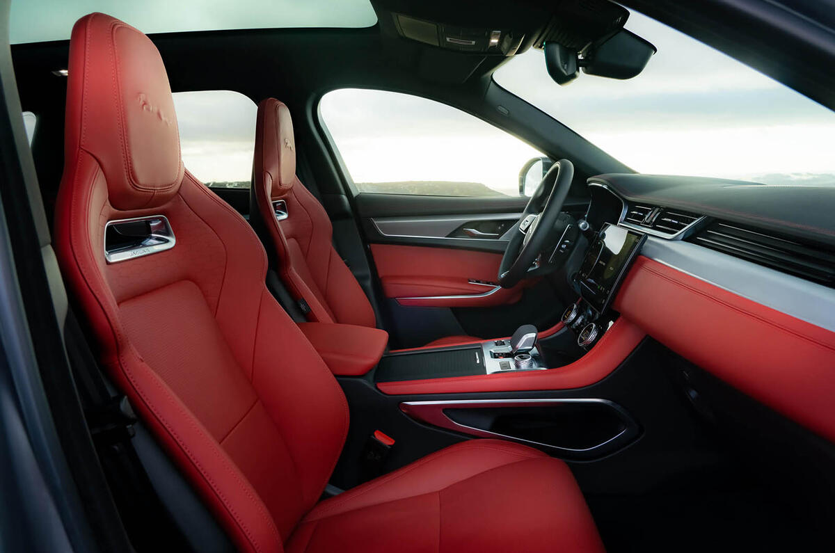 6 Jaguar F Pace 2021 UK first drive review cabin