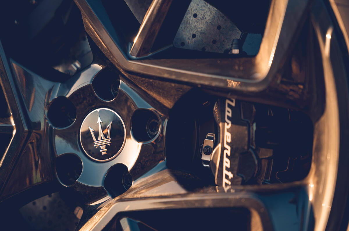 6 Maserati MC20 2022 UK first drive review brake calipers
