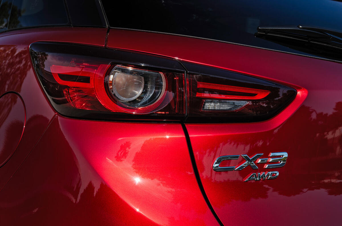 Mazda CX-3 2018 first drive review rear lights