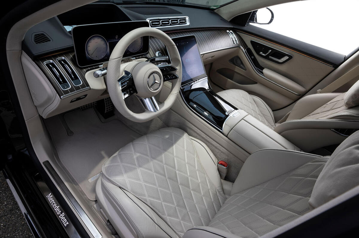 Mercedes-Benz S Class S580e 2020 first drive review - dashboard