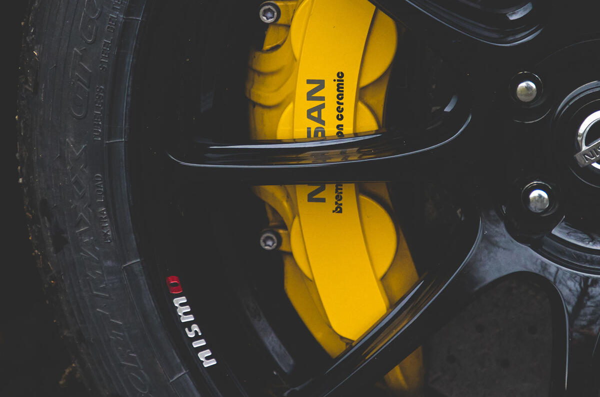 Nissan GT-R Nismo 2020 UK first drive review - brake calipers