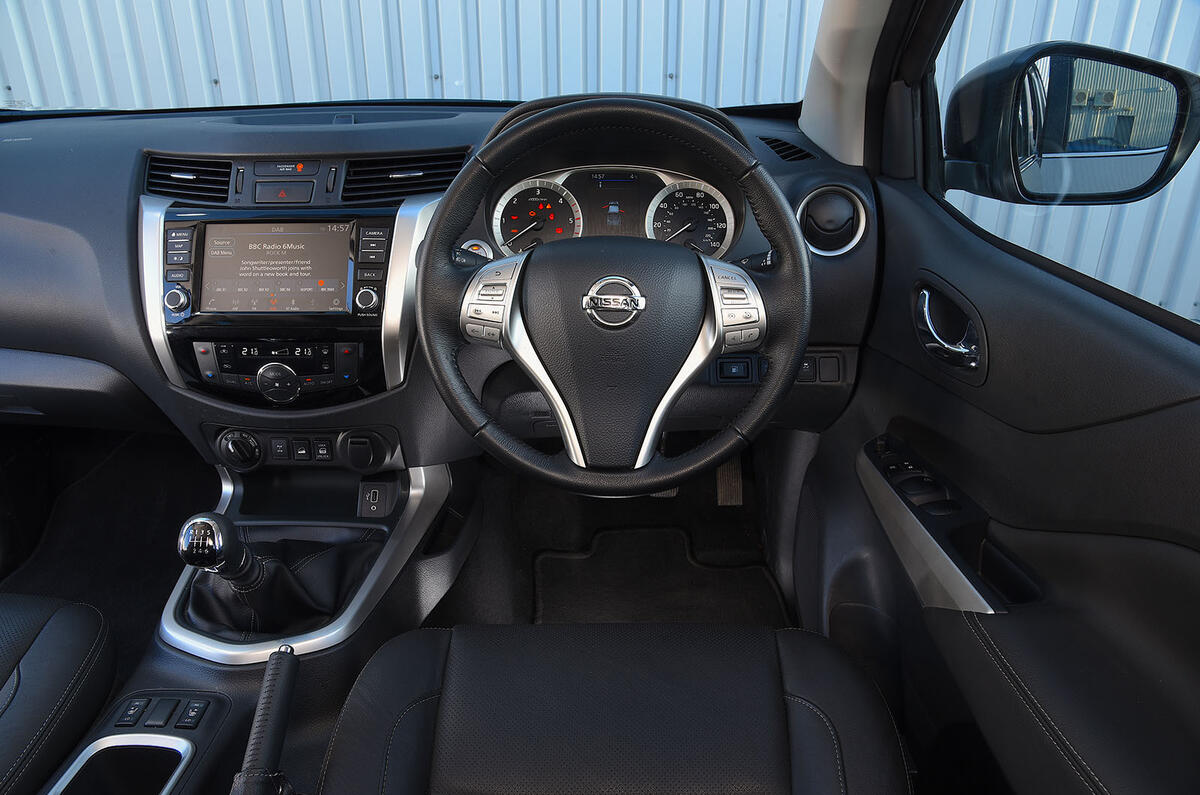 Nissan Navara 2020 UK first drive review - dashboard