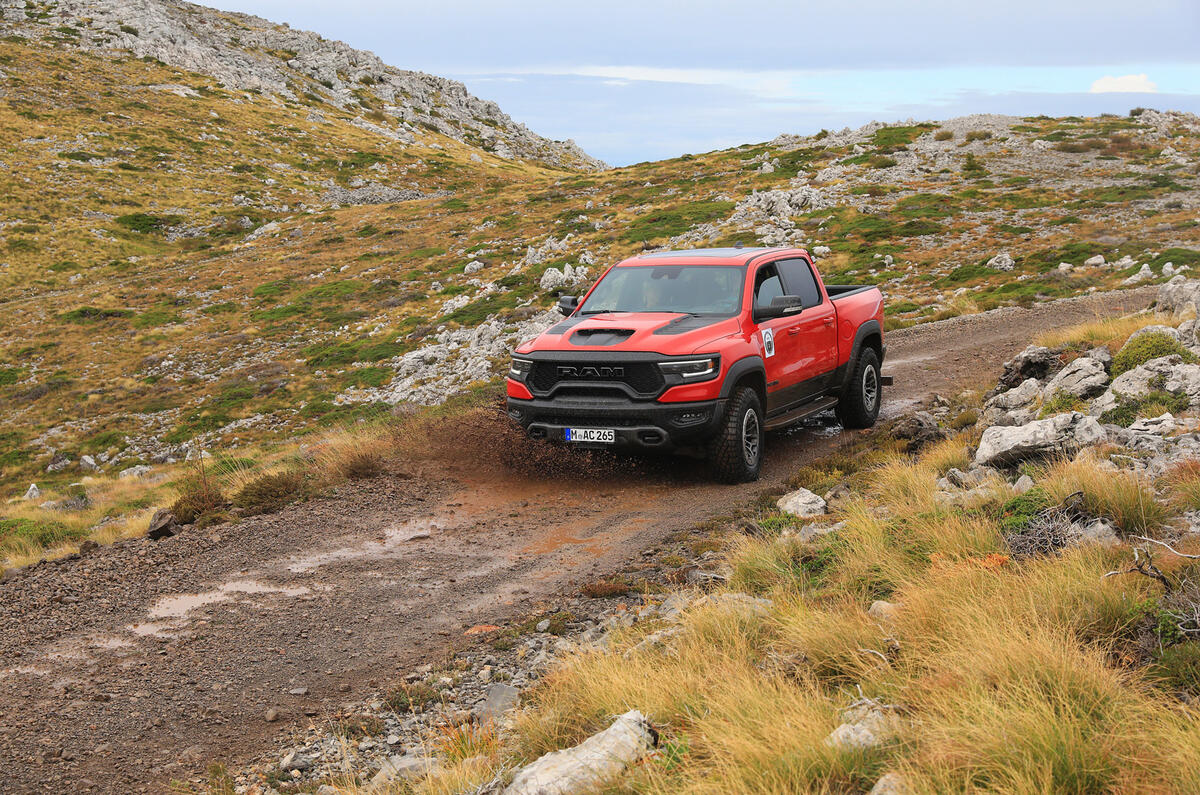 6 RAM 1500 TRX 2021 first drive review trail front