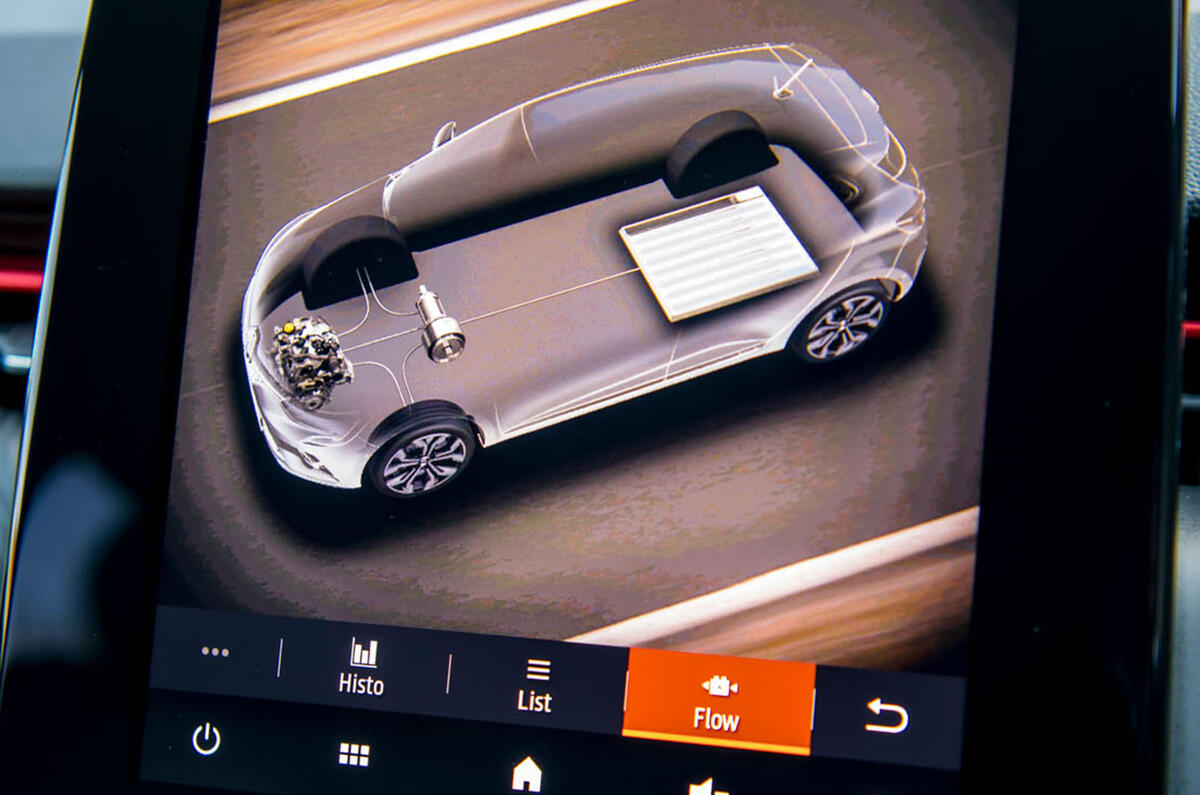 Renault Clio E-Tech hybrid 2020 UK first drive review - infotainment