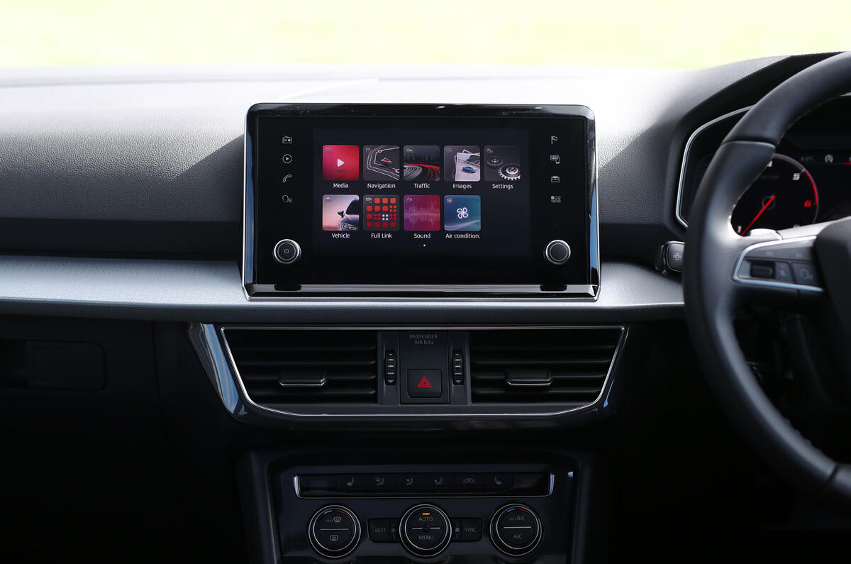 Seat Tarraco 2019 UK first drive review - infotainment