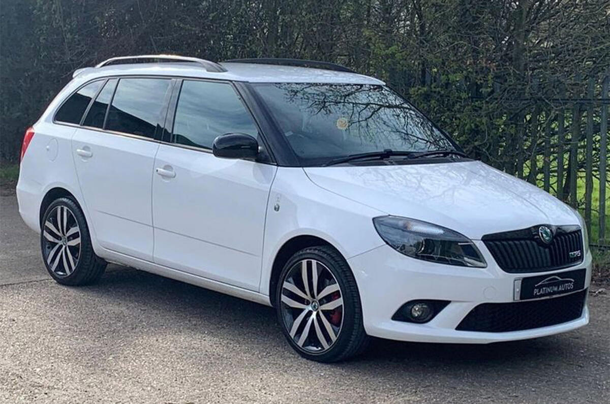 Skoda Fabia vRS Estate - static front