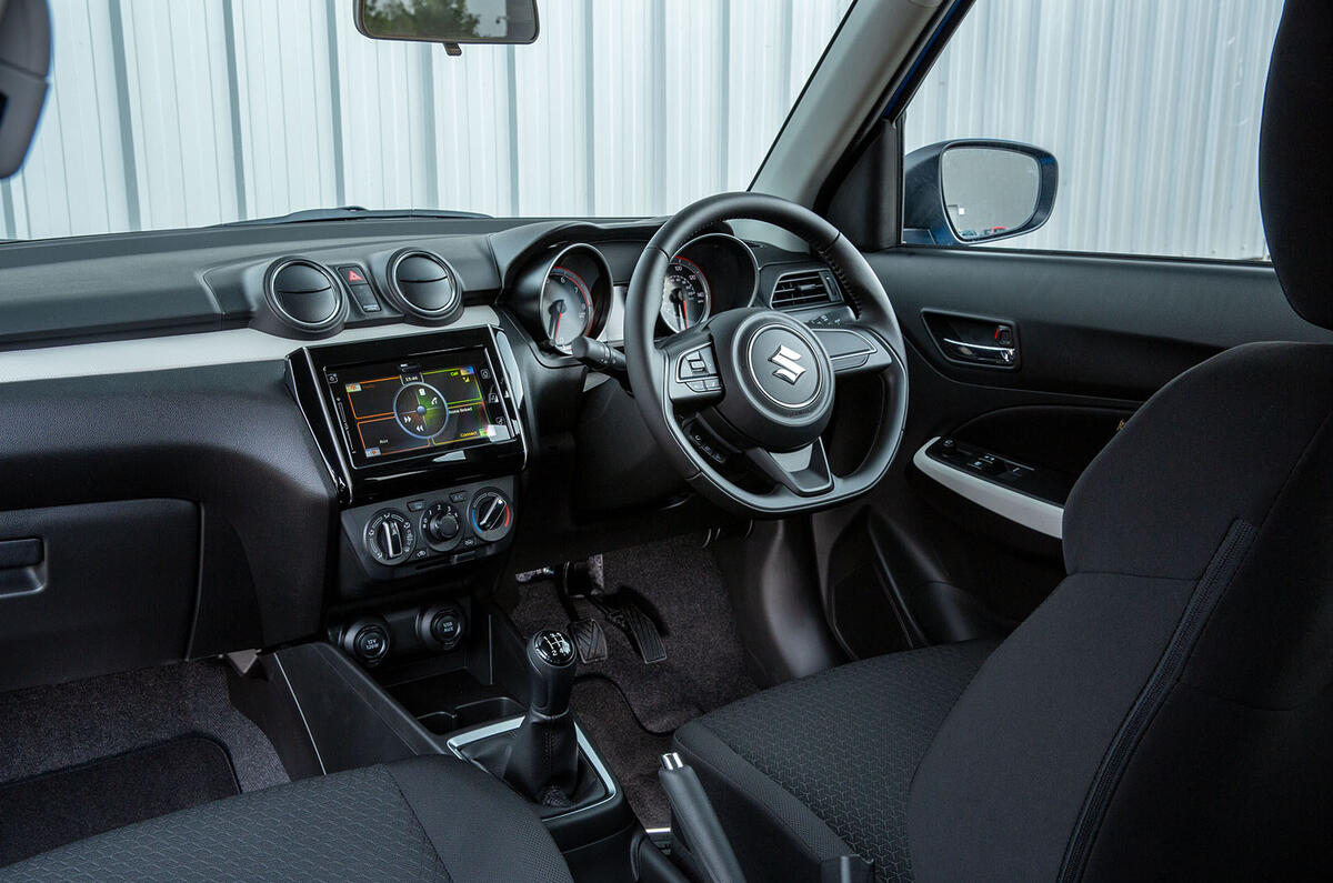 Suzuki Swift Attitude 2019 UK first drive review - cabin