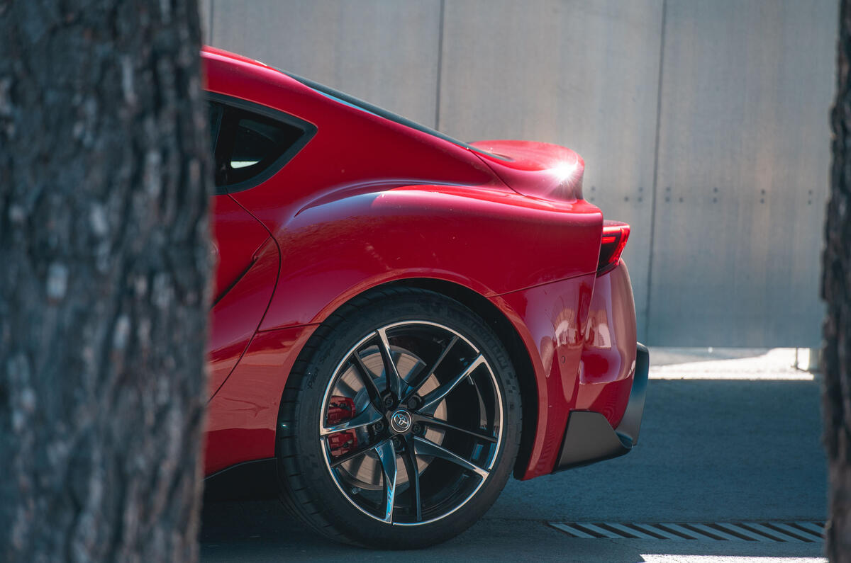 Toyota GR Supra 2019 first drive review - rear end